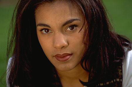 headshot of woman with serious look