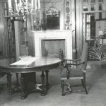 old picture of dining room