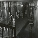 old picture of hallway