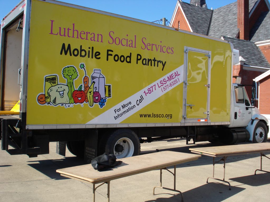lss mobile food pantry-truck